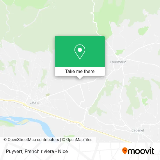 Puyvert map