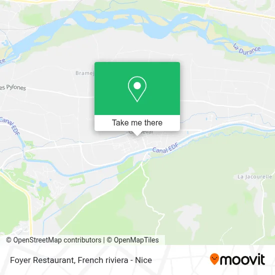 Foyer Restaurant map