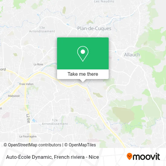 Auto-École Dynamic map