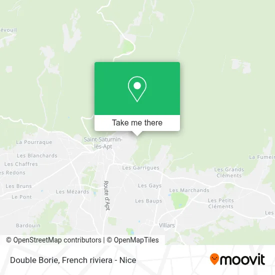 Double Borie map