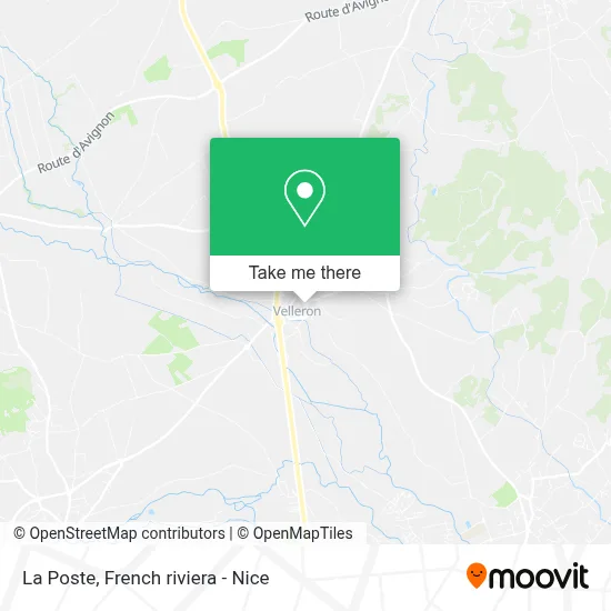 La Poste map
