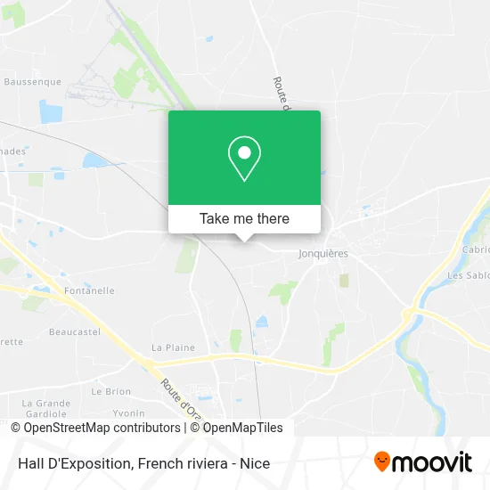 Hall D'Exposition map