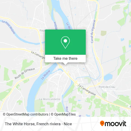 Le Cheval Blanc map
