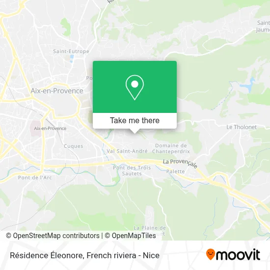 Résidence Éleonore map