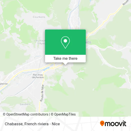 Chabasse map