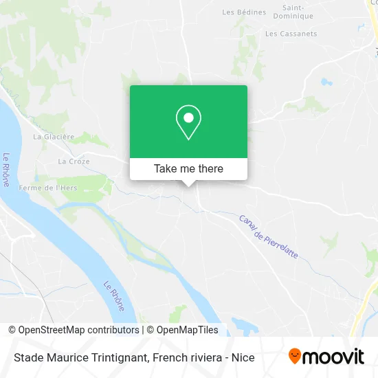 Stade Maurice Trintignant map