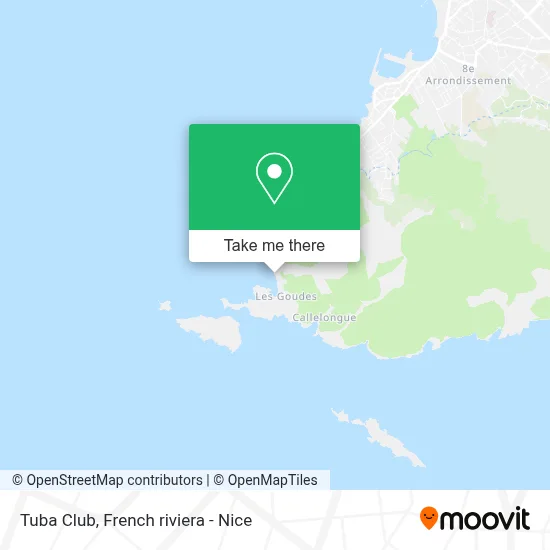 Tuba Club map