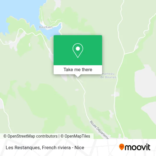Les Restanques map