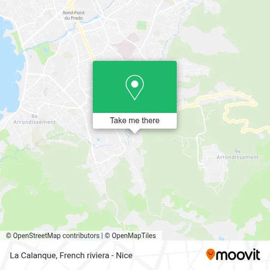 La Calanque map