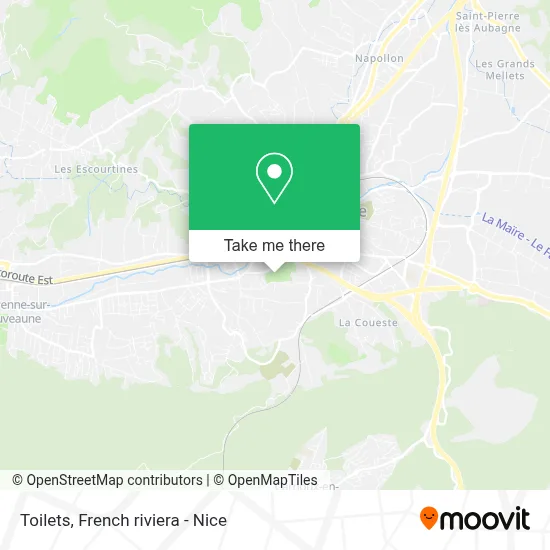 Toilettes map