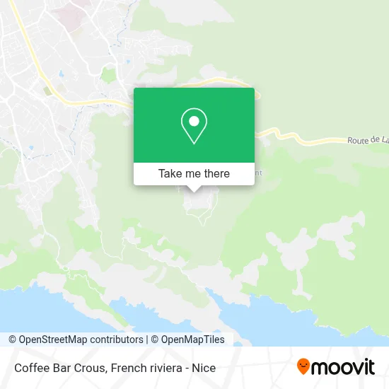 Coffee Bar Crous map