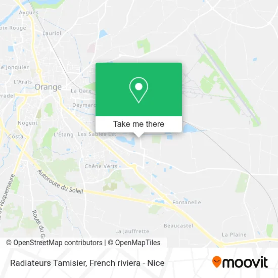 Radiateurs Tamisier map