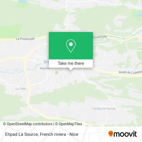 Ehpad La Source map