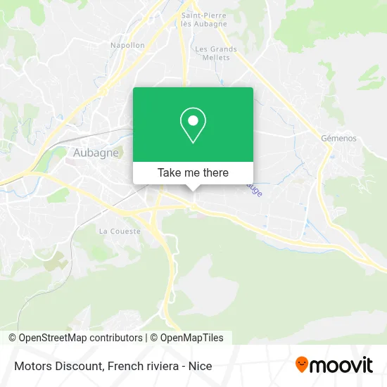 Motors Discount map