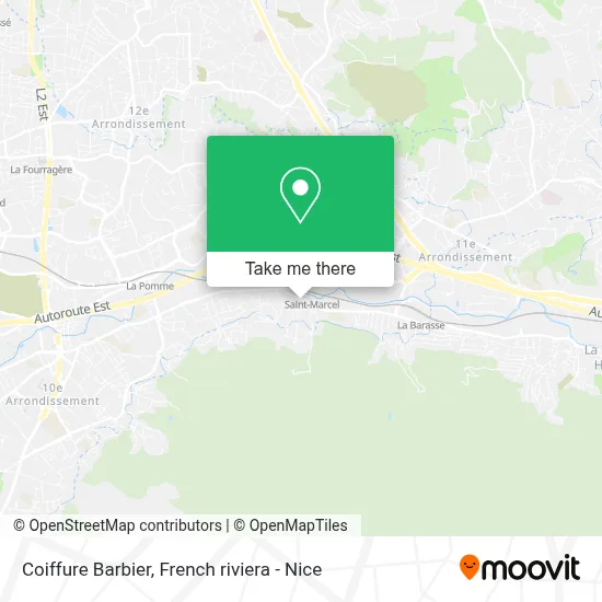 Coiffure Barbier map