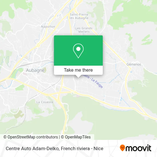 Centre Auto Adam-Delko map