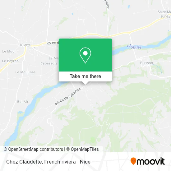 Chez Claudette map