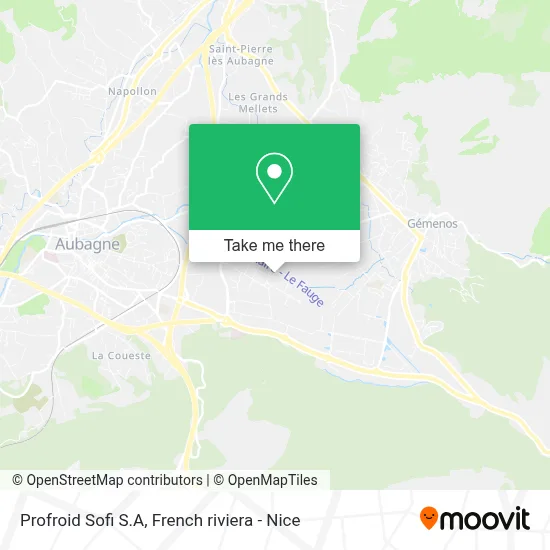 Profroid Sofi S.A map