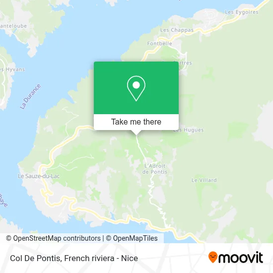 Col De Pontis map