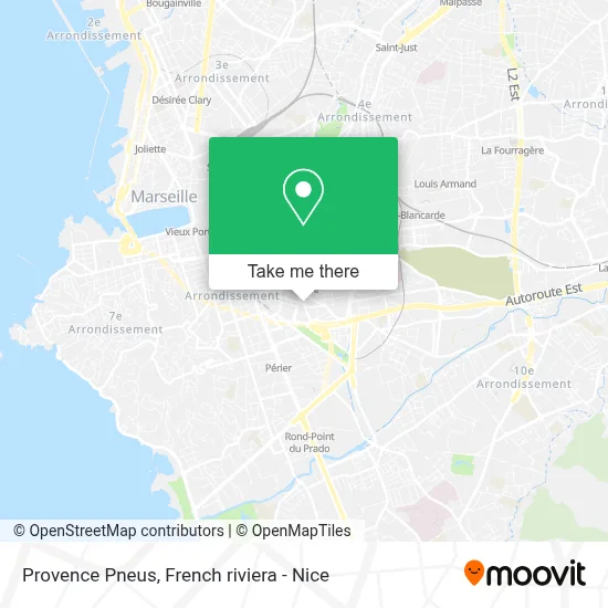Provence Pneus map