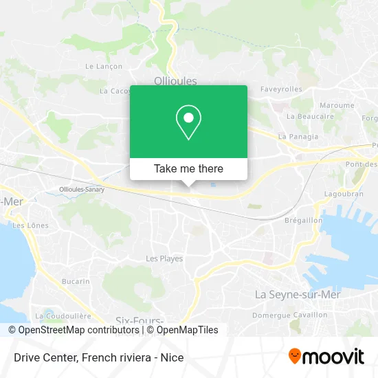 Drive Center map