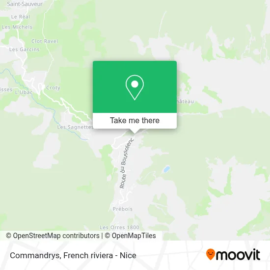 Commandrys map