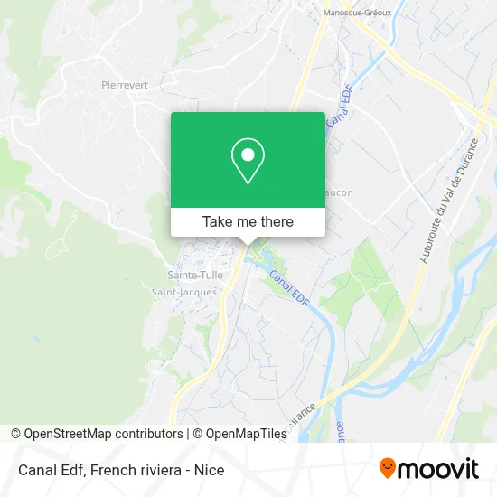 Canal Edf map