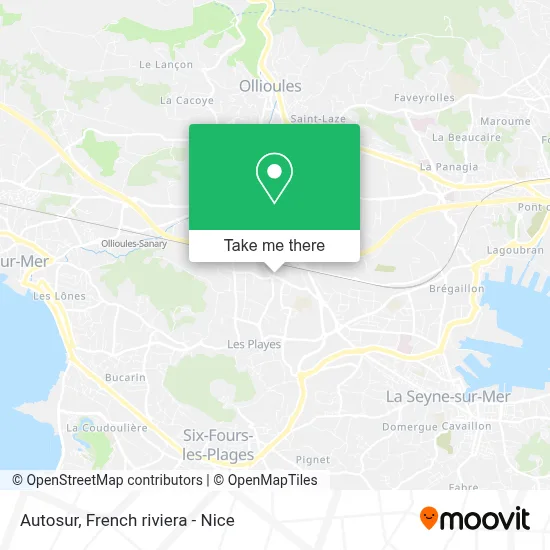 Autosur map