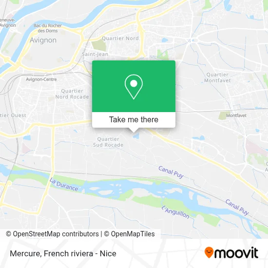 Mercure map