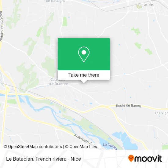 Le Bataclan map