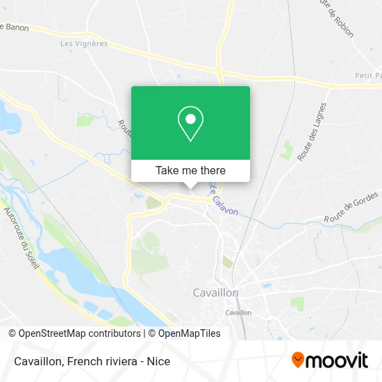 Cavaillon map