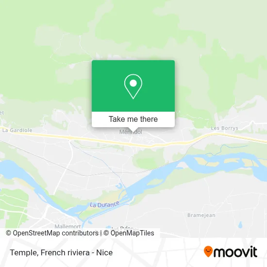 Temple map