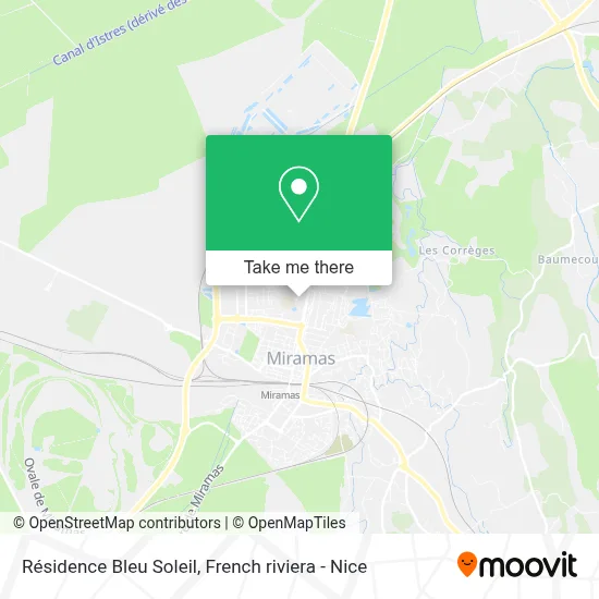 Résidence Bleu Soleil map