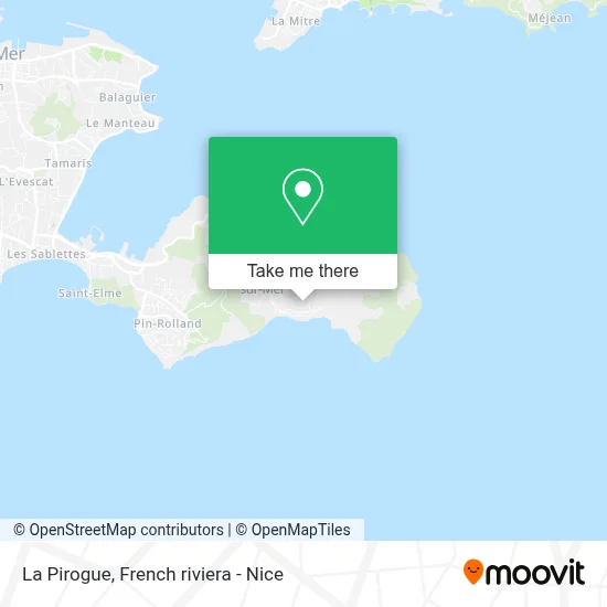 La Pirogue map