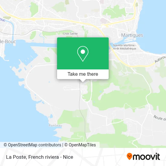La Poste map