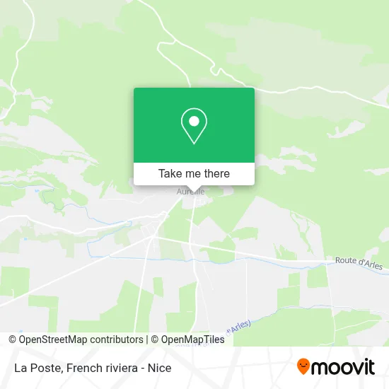 La Poste map