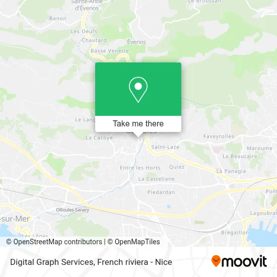 Digital Graph Services map