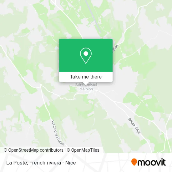La Poste map