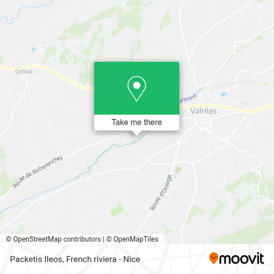 Packetis Ileos map