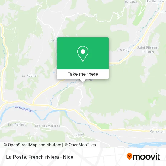 La Poste map