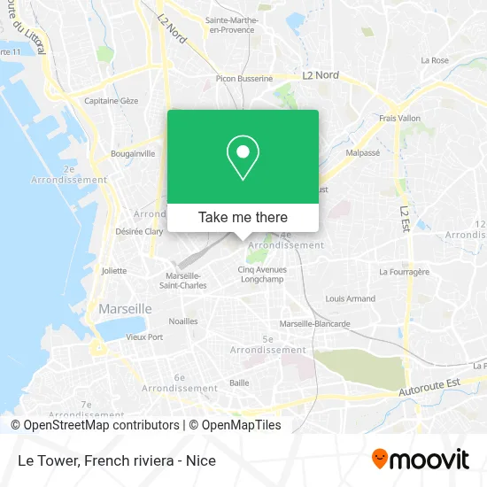 Le Tower map