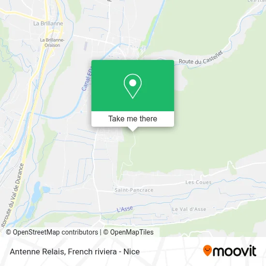 Antenne Relais map