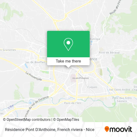 Résidence Pont D'Anthoine map
