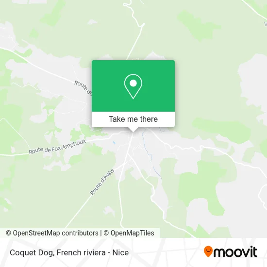 Au Chien Coquet map
