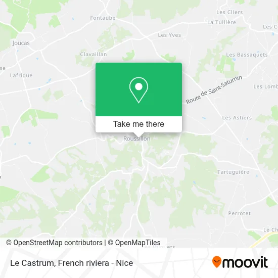 Le Castrum map