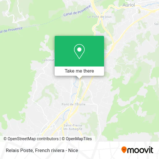 Relais Poste map