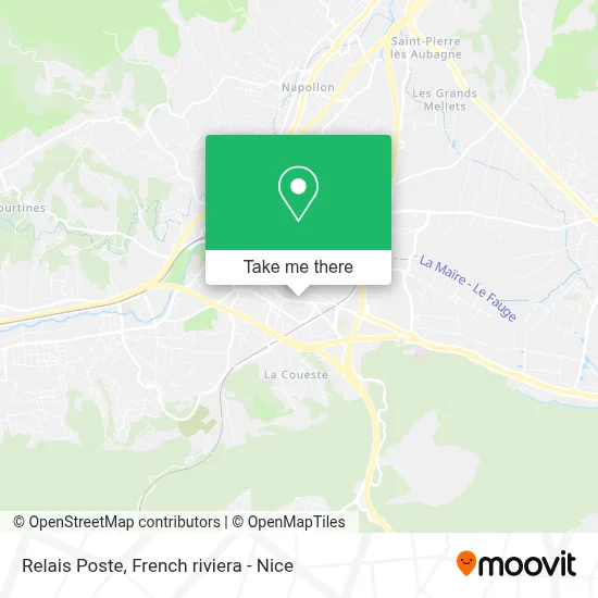 Relais Poste map