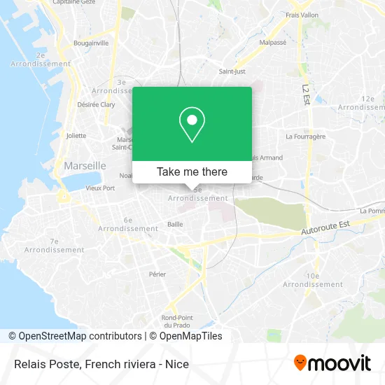 Relais Poste map