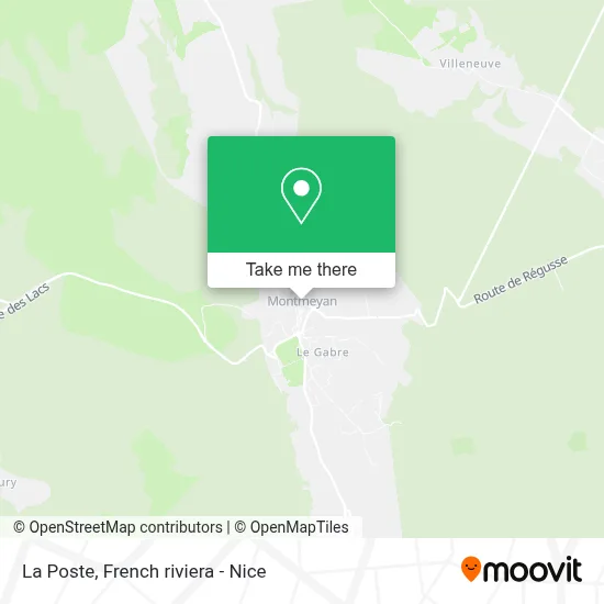 La Poste map