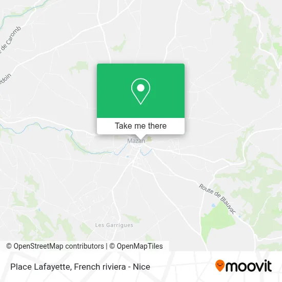 Place Lafayette map